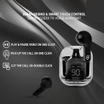 GUGGU Earbuds Max UltraPods Transparent Charging Case With LED Digital Display B533